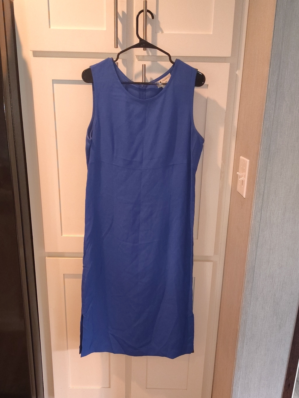 S.L. Fashions Royal Blue Sleeveless Midi Dress
